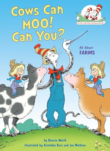 Book Cover Cows Can Moo! Can You?: All About Farms (Cat in the Hat's Learning Library)