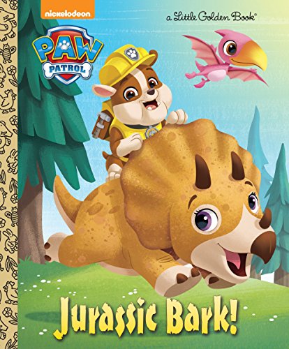Book Cover Jurassic Bark! (PAW Patrol) (Little Golden Book)