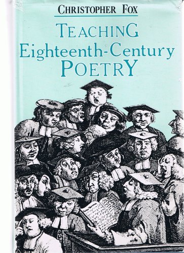 Teaching Eighteenth-Century Poetry (Ams Studies in the Eighteenth Century)
