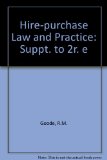 Hire-purchase Law and Practice: Suppt. to 2r. e