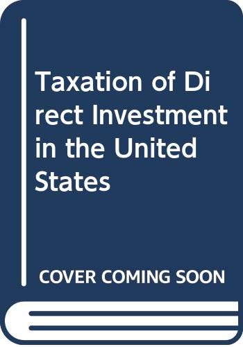Taxation of Direct Investment in the United States