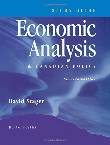 Economic Analysis and Canadian Policy