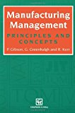 Manufacturing Management: Principles and Concepts