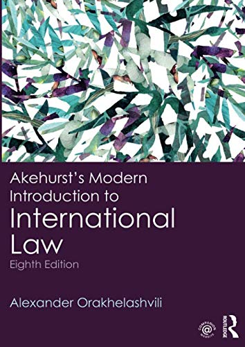 Book Cover Akehurst's Modern Introduction to International Law
