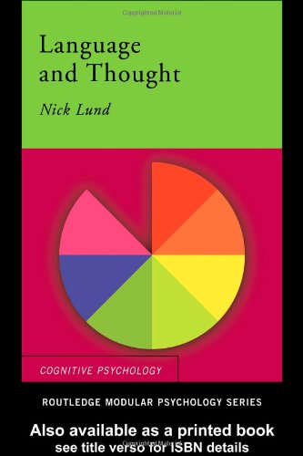 Language and Thought (Routledge Modular Psychology)