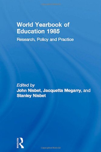 World Yearbook of Education 1965-1993: World Yearbook of Education 1985: Research, Policy and Practice