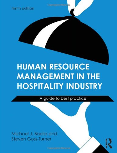 Human Resource Management in the Hospitality Industry: A Guide to Best Practice