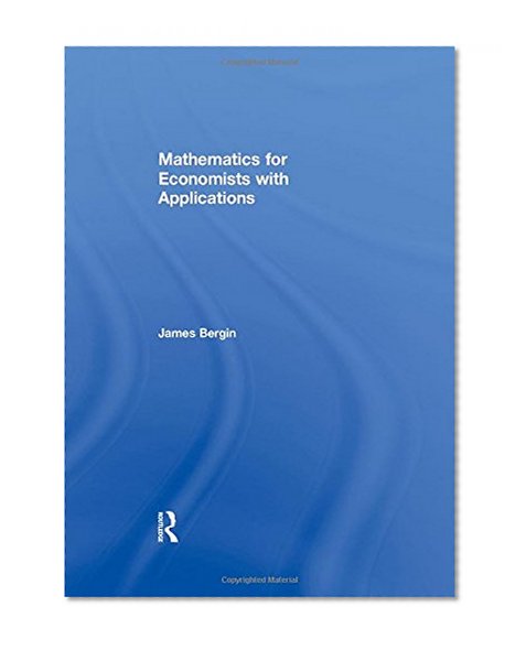 Book Cover Mathematics for Economists with Applications