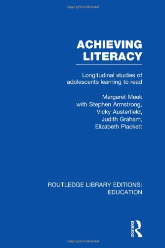 Achieving Literacy (RLE Edu I): Longitudinal Studies of Adolescents Learning to Read