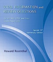 Book Cover Vital Information and Review Questions for the NCE, CPCE and State Counseling Exams: Special 15th Anniversary Edition