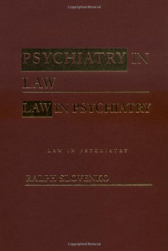Law in Psychiatry