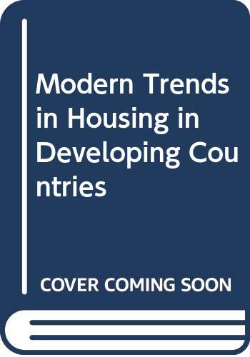 Modern Trends in Housing in Developing Countries