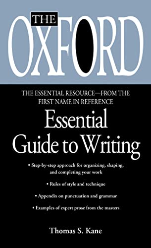 Book Cover The Oxford Essential Guide to Writing (Essential Resource Library)