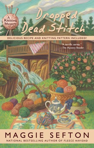Book Cover Dropped Dead Stitch (A Knitting Mystery)