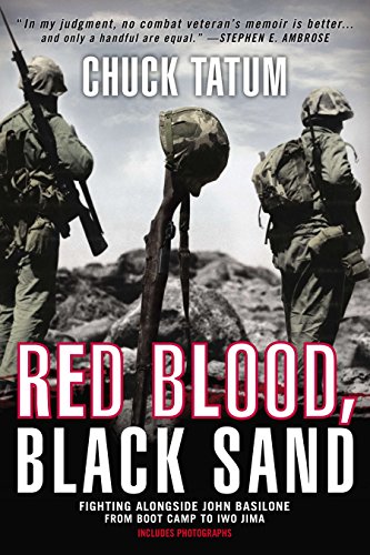 Book Cover Red Blood, Black Sand: Fighting Alongside John Basilone from Boot Camp to Iwo Jima
