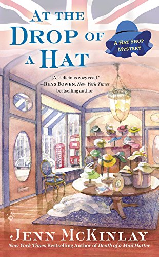 Book Cover At the Drop of a Hat (A Hat Shop Mystery)