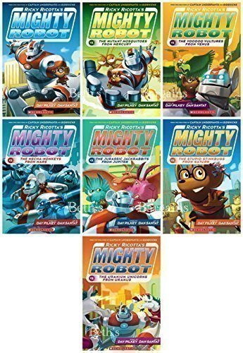 Book Cover Ricky Ricotta's Mighty Robot (7 Volume set)