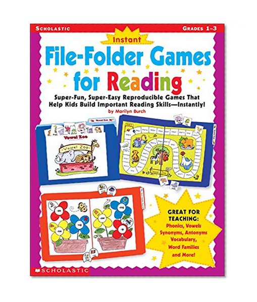 Book Cover Instant File-Folder Games for Reading: Super-Fun, Super-Easy Reproducible Games That Help Kids Build Important Reading Skills—Independently!