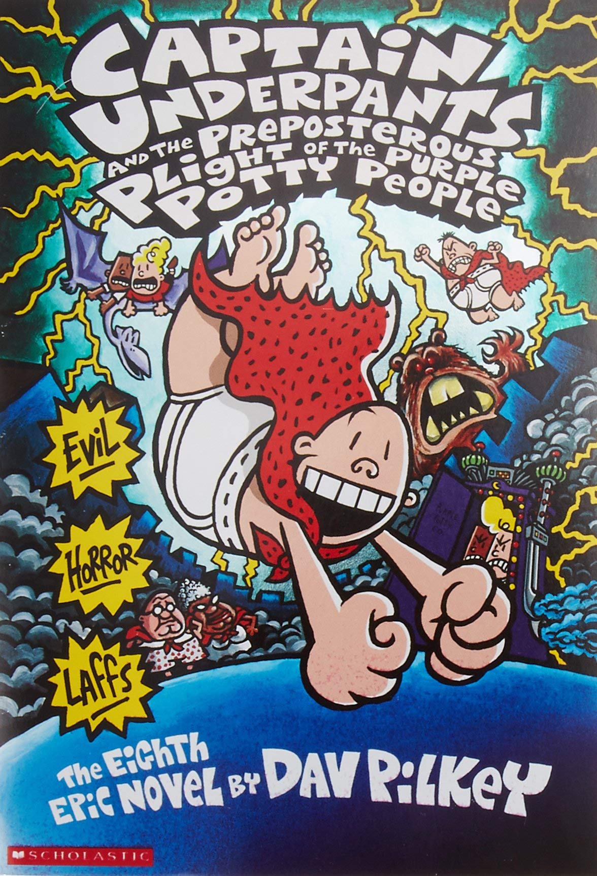 Book Cover Captain Underpants And The Preposterous Plight Of The Purple Potty People