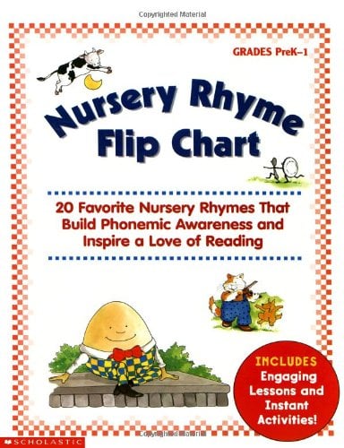 Book Cover Nursery Rhyme Flip Chart: 20 Favorite Nursery Rhymes That Build Phonemic Awareness and Inspire a Love of Reading