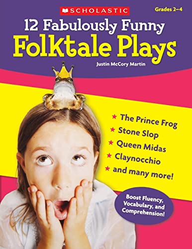 Book Cover 12 Fabulously Funny Folktale Plays: Boost Fluency, Vocabulary, and Comprehension!