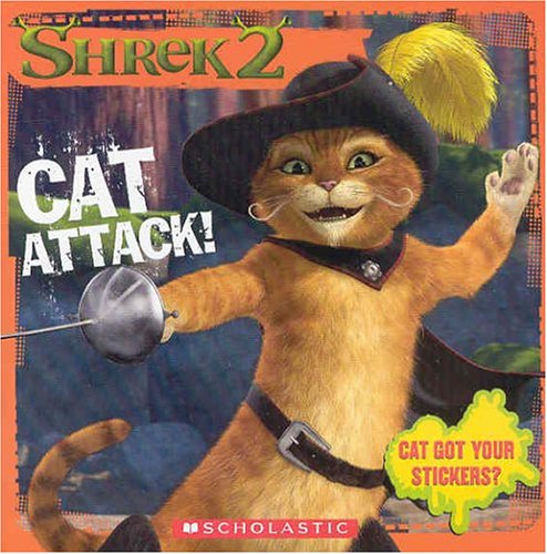 Shrek 2: Cat Attack! (8x8 Storybook W/ Stickers)