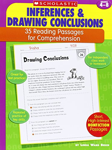 Book Cover 35 Reading Passages for Comprehension: Inferences & Drawing Conclusions