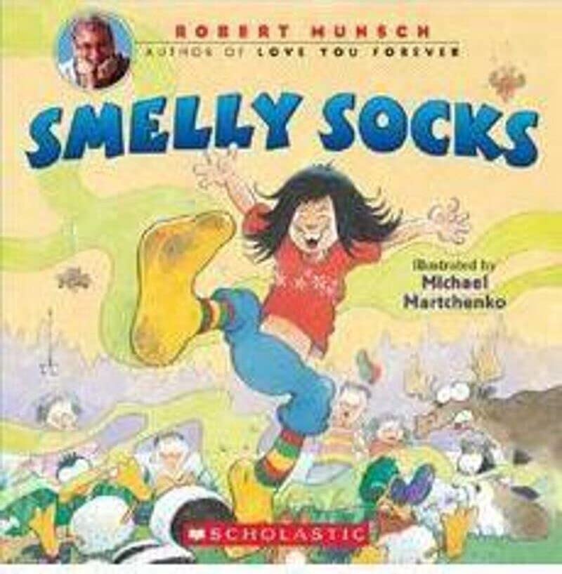 Book Cover Smelly Socks