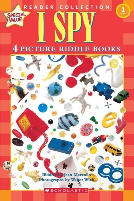 Book Cover Scholastic reader, Level 1: I Spy 4 Picture Riddle Books