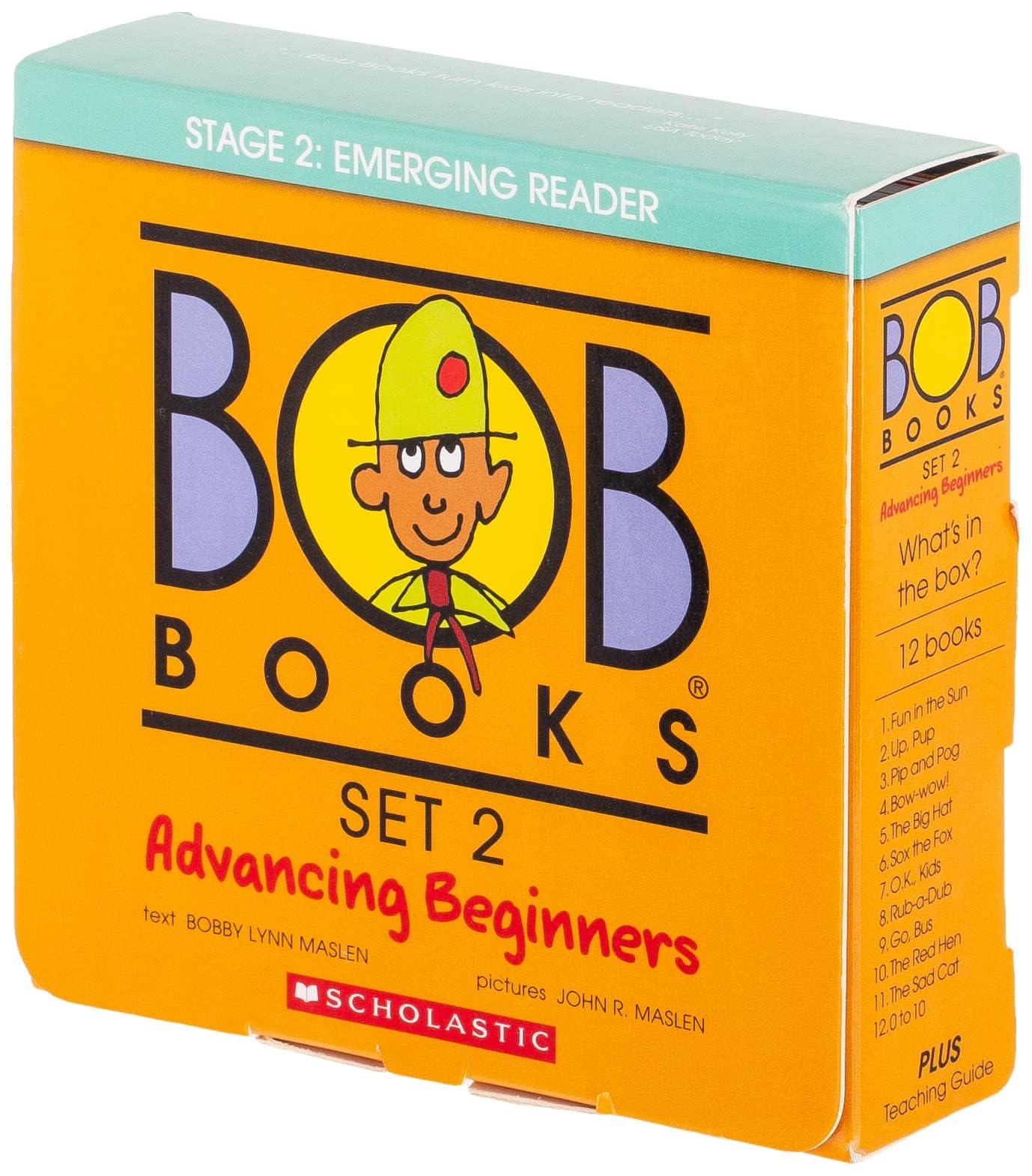 Book Cover Bob Books - Advancing Beginners Box Set Phonics, Ages 4 and Up, Kindergarten (Stage 2: Emerging Reader): 8 Books for Young Readers (Bob Books)