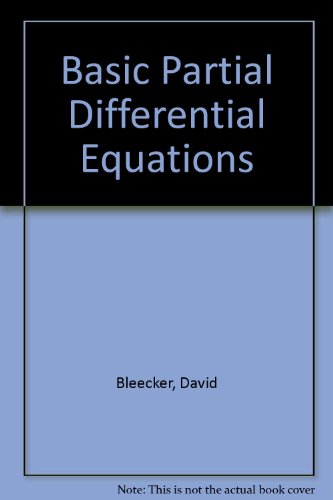 Basic Partial Differential Equations