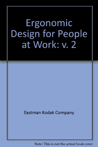 Ergonomic Design for People at Work Vol 2