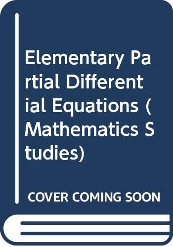 Elementary Partial Differential Equations