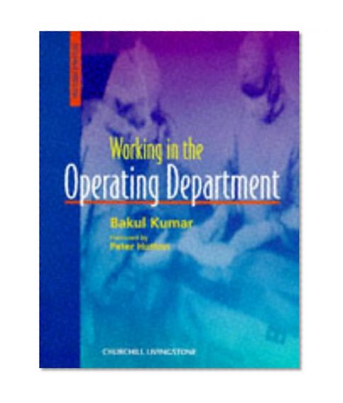 Book Cover Working in the Operating Theater, 2e