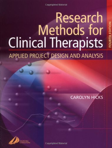 Research Methods for Clinical Therapists: Applied Project  Design and Analysis, 4e