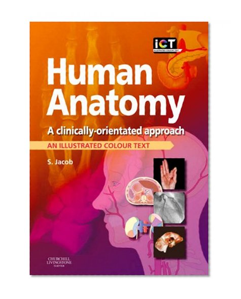 Book Cover Human Anatomy: A Clinically-Orientated Approach, 1e (Illustrated Colour Text)