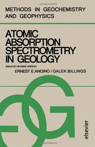 Atomic Absorption Spectrometry in Geology (Methods in Geochemistry and Geophysics)