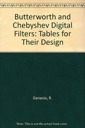 Butterworth and Chebyshev Digital Filters: Tables for Their Design