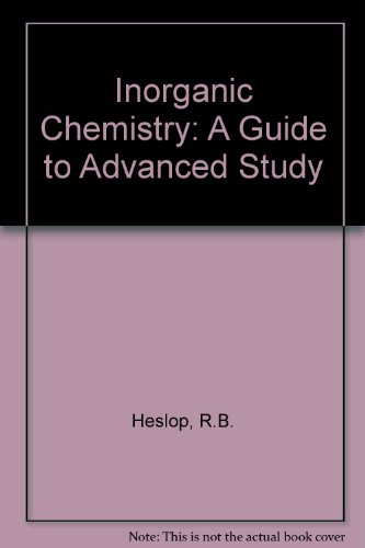 Inorganic Chemistry: A Guide to Advanced Study