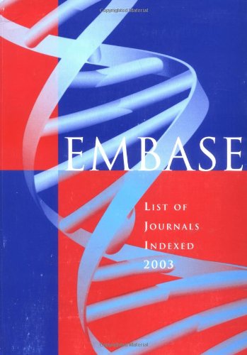 Embase List of Journals Indexed 2003