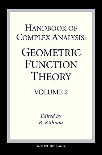 Handbook of Complex Analysis: Geometric Function Theory