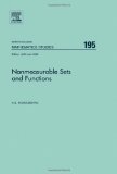 Nonmeasurable Sets and Functions (North-Holland Mathematics Studies,) (North-Holland Mathematics Studies North-Holland Mathematics)
