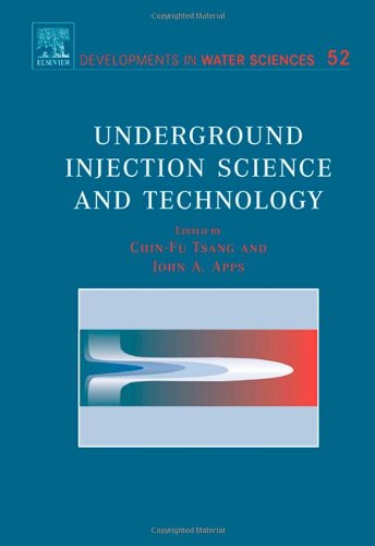 Underground Injection Science and Technology, Volume 52 (Developments in Water Science)