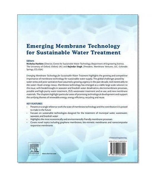 Emerging Membrane Technology for Sustainable Water Treatment