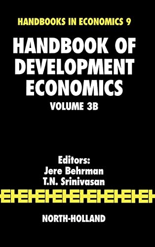 Handbook of Development Economics, Vol. 3B