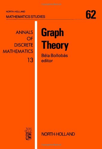 Graph Theory. Proceedings of the Conference on Graph Theory, Cambridge (Mathematics Studies 62)