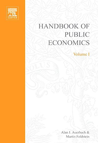 Handbook of Public Economics (Volume 1) (North-Holland Mathematical Library)
