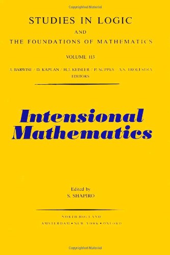 Intentional Mathematics (Studies in Logic and the Foundations of Mathematics)