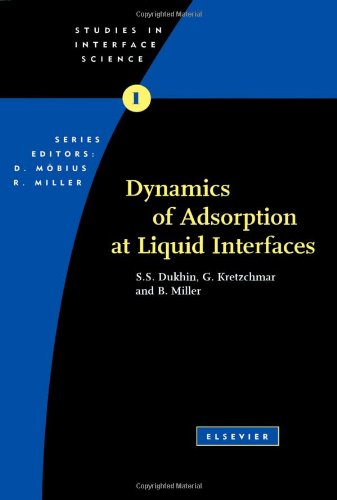 Dynamics of Adsorption at Liquid Interfaces, Volume 1: Theory, Experiment, Application (Studies in Interface Science)