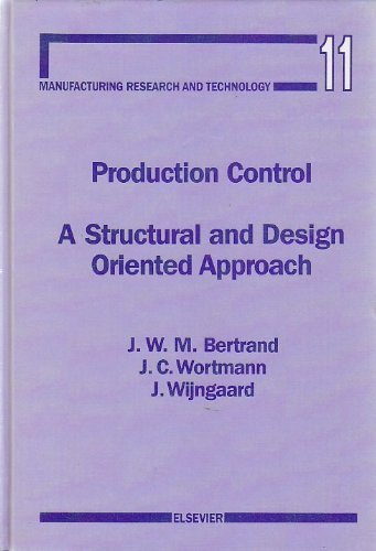 Production Control, Volume 11: A Structural and Design Oriented Approach (Manufacturing Research and Technology)